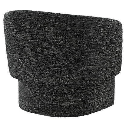 Muse Boucle Fabric Barrel Accent Chair by Furniture For America