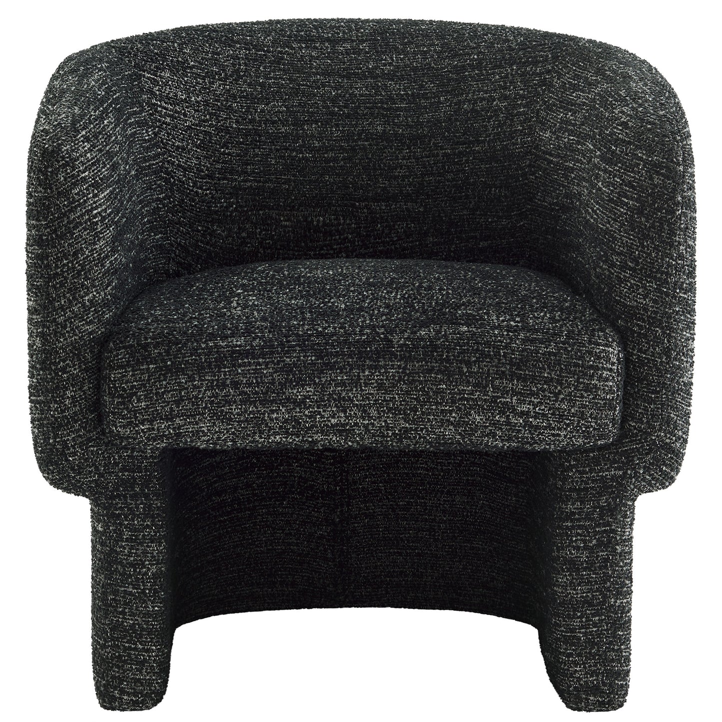 Muse Boucle Fabric Barrel Accent Chair by Furniture For America