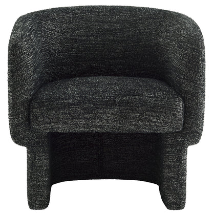 Muse Boucle Fabric Barrel Accent Chair by Furniture For America