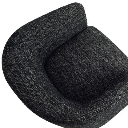 Muse Boucle Fabric Barrel Accent Chair by Furniture For America