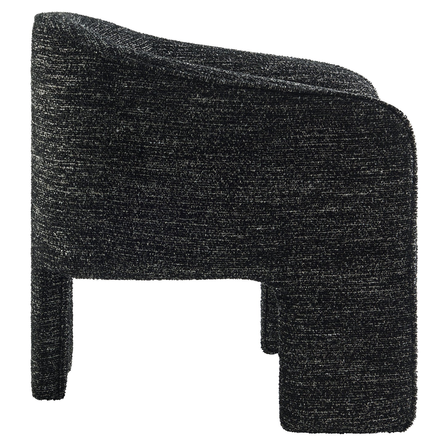 Greer Boucle Fabric Upholstered Accent Armchair by Furniture For America