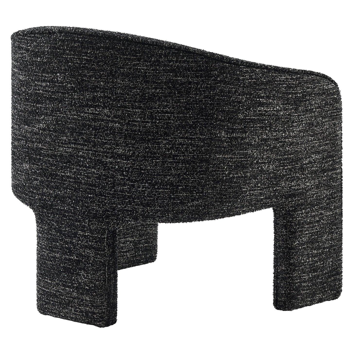 Greer Boucle Fabric Upholstered Accent Armchair by Furniture For America