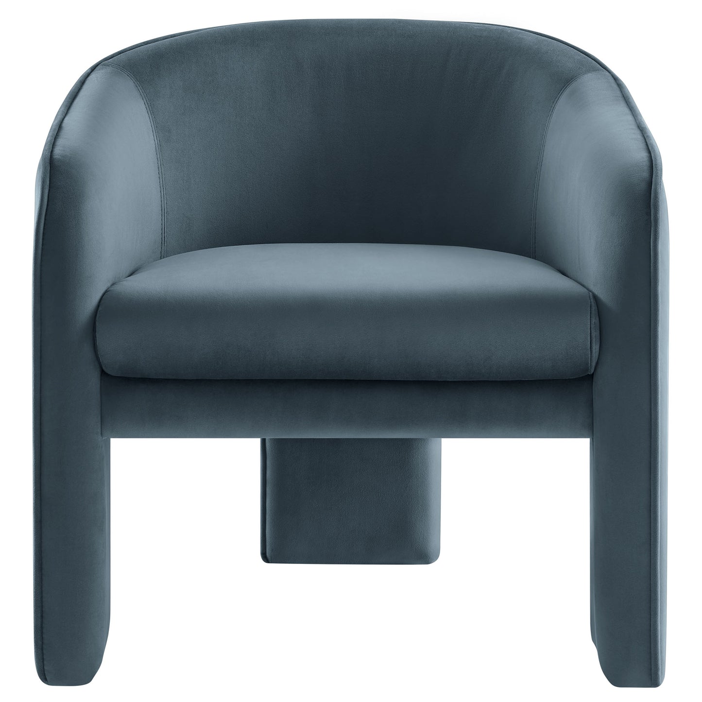 Greer Performance Velvet Upholstered Accent Armchair by Furniture For America