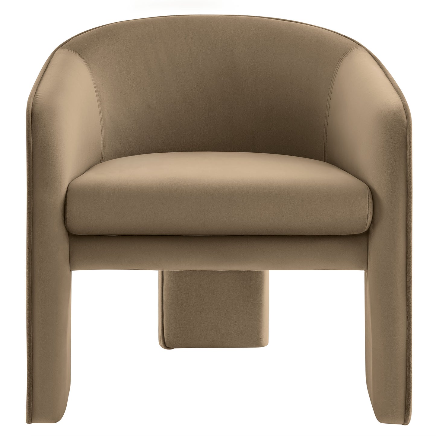 Greer Performance Velvet Upholstered Accent Armchair by Furniture For America