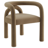 Orla Performance Velvet Dining Chair in Camel