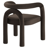 Orla Performance Velvet Dining Chair in Cocoa
