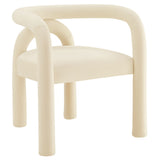 Orla Performance Velvet Dining Chair in Porcelain