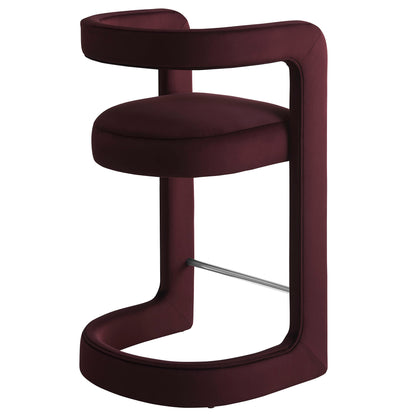 Winslow Performance Velvet Counter Stool by Furniture For America