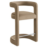 Sepia Performance Velvet Counter Stool in Taupe