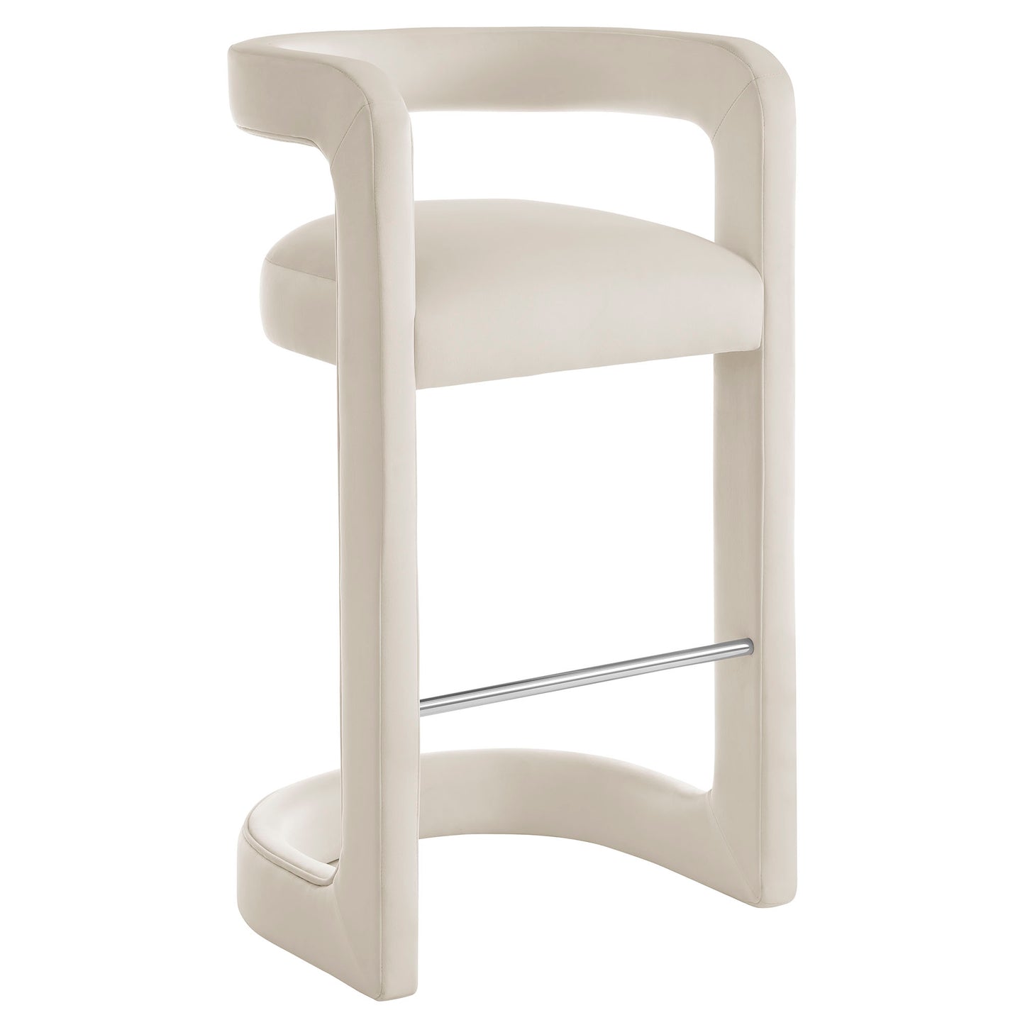 Winslow Performance Velvet Bar Stool by Furniture For America