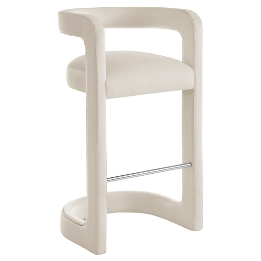 Winslow Performance Velvet Bar Stool by Furniture For America
