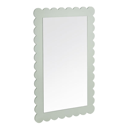 Emmeline Scalloped Rectangle Wall Mirror by Furniture For America
