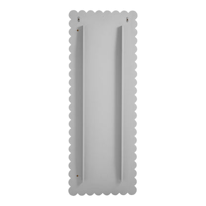 Emmeline Scalloped Rectangle Floor Mirror by Furniture For America