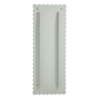 Emmeline Scalloped Rectangle Floor Mirror by Furniture For America