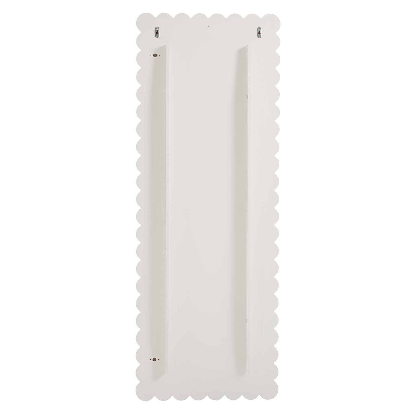 Emmeline Scalloped Rectangle Floor Mirror by Furniture For America