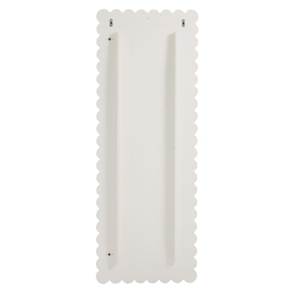 Emmeline Scalloped Rectangle Floor Mirror by Furniture For America