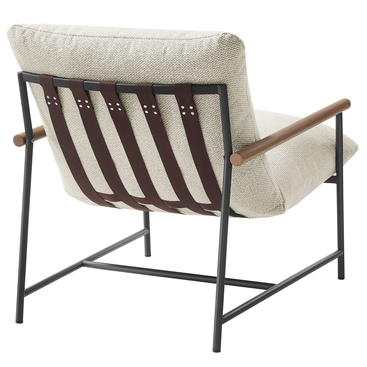 Raya Outdoor Patio Boucle Sling Lounge Chair by Furniture for America