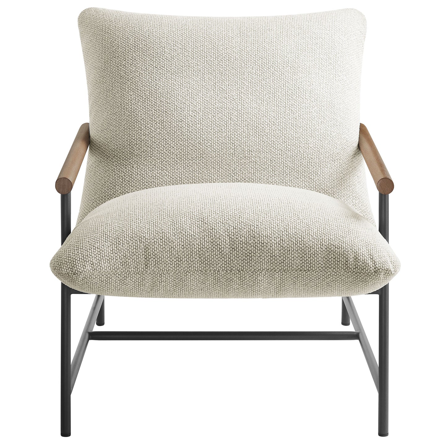 Raya Outdoor Patio Boucle Sling Lounge Chair by Furniture for America