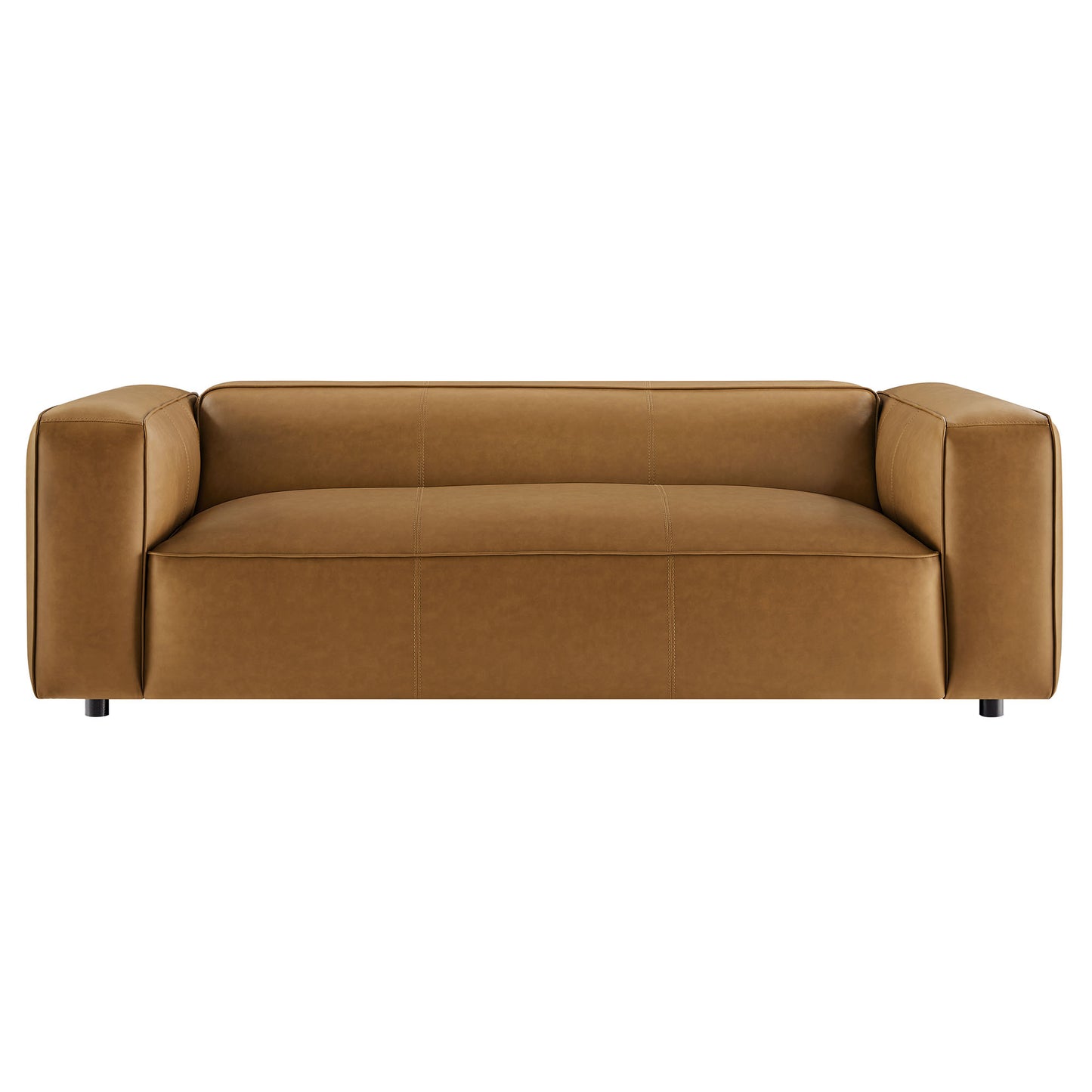 Auren Upholstered Vegan Leather Sofa by Furniture For America