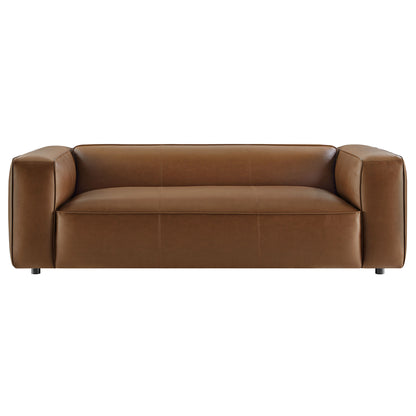 Auren Upholstered Vegan Leather Sofa by Furniture For America