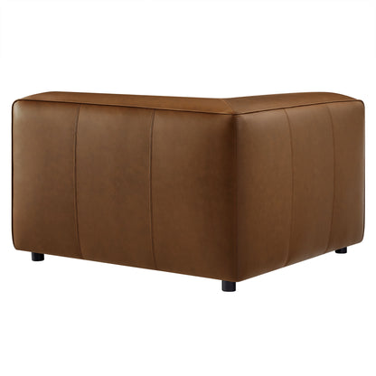 Auren Upholstered Vegan Leather Modular Corner Chair by Furniture For America