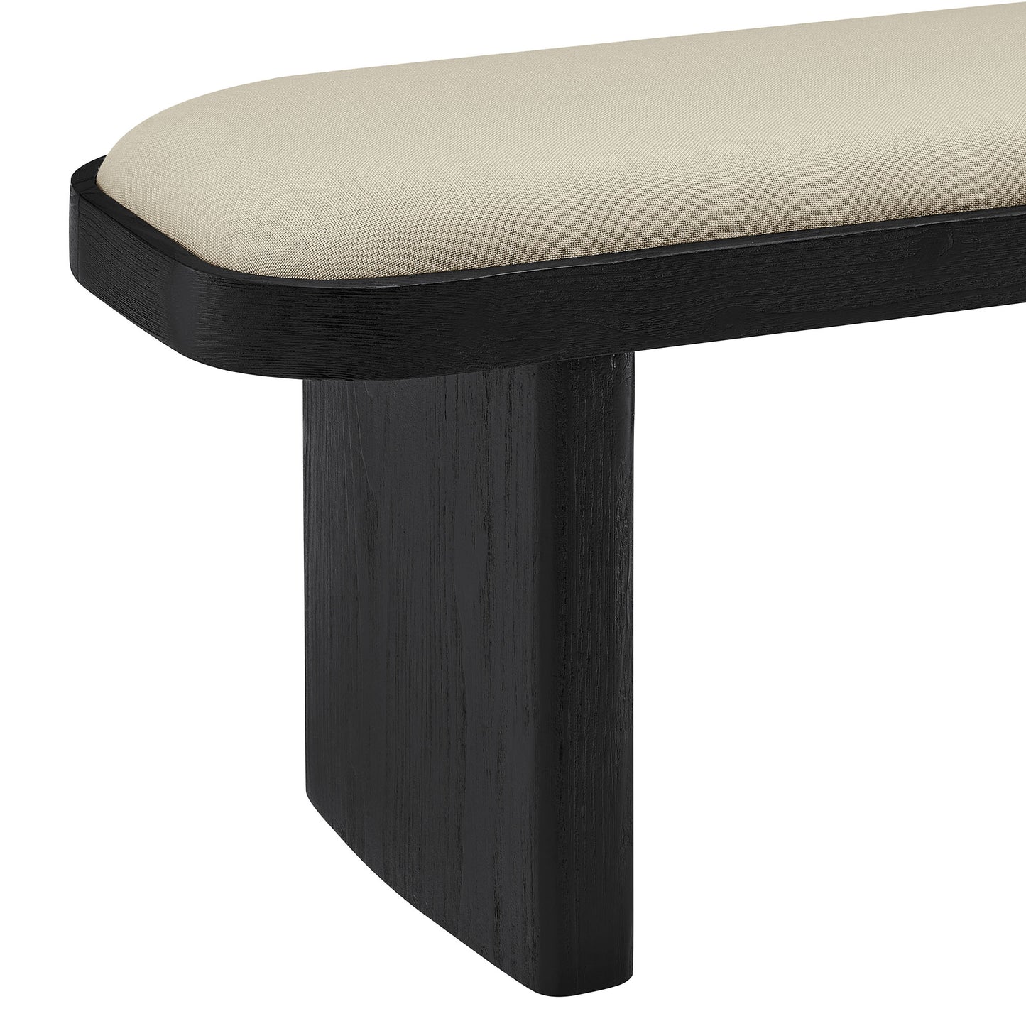 Iver 43" Upholstered Wood Accent Bench by Furniture For America
