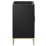 Cane 24" Bathroom Vanity Cabinet (Sink Basin Not Included) in Black