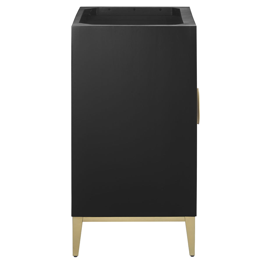 Cane 24" Bathroom Vanity Cabinet (Sink Basin Not Included) in Black