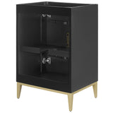 Cane 24" Bathroom Vanity Cabinet (Sink Basin Not Included) in Black