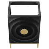 Cane 24" Bathroom Vanity Cabinet (Sink Basin Not Included) in Black