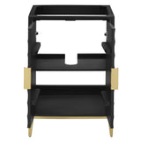 Cane 24" Bathroom Vanity Cabinet (Sink Basin Not Included) in Black