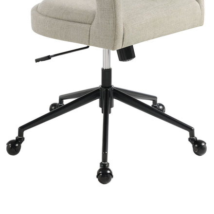 Pinnacle Upholstered Office Chair in Linen