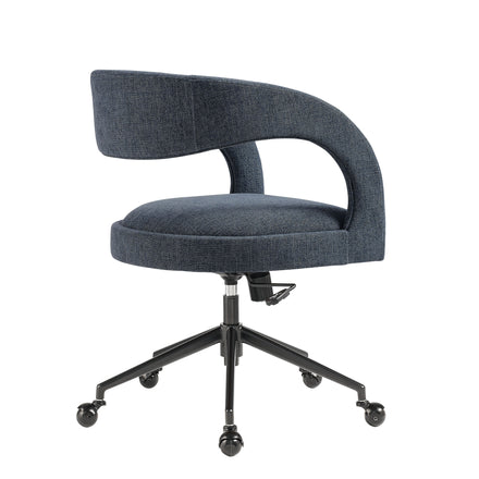 Pinnacle Upholstered Office Chair in Slate Blue