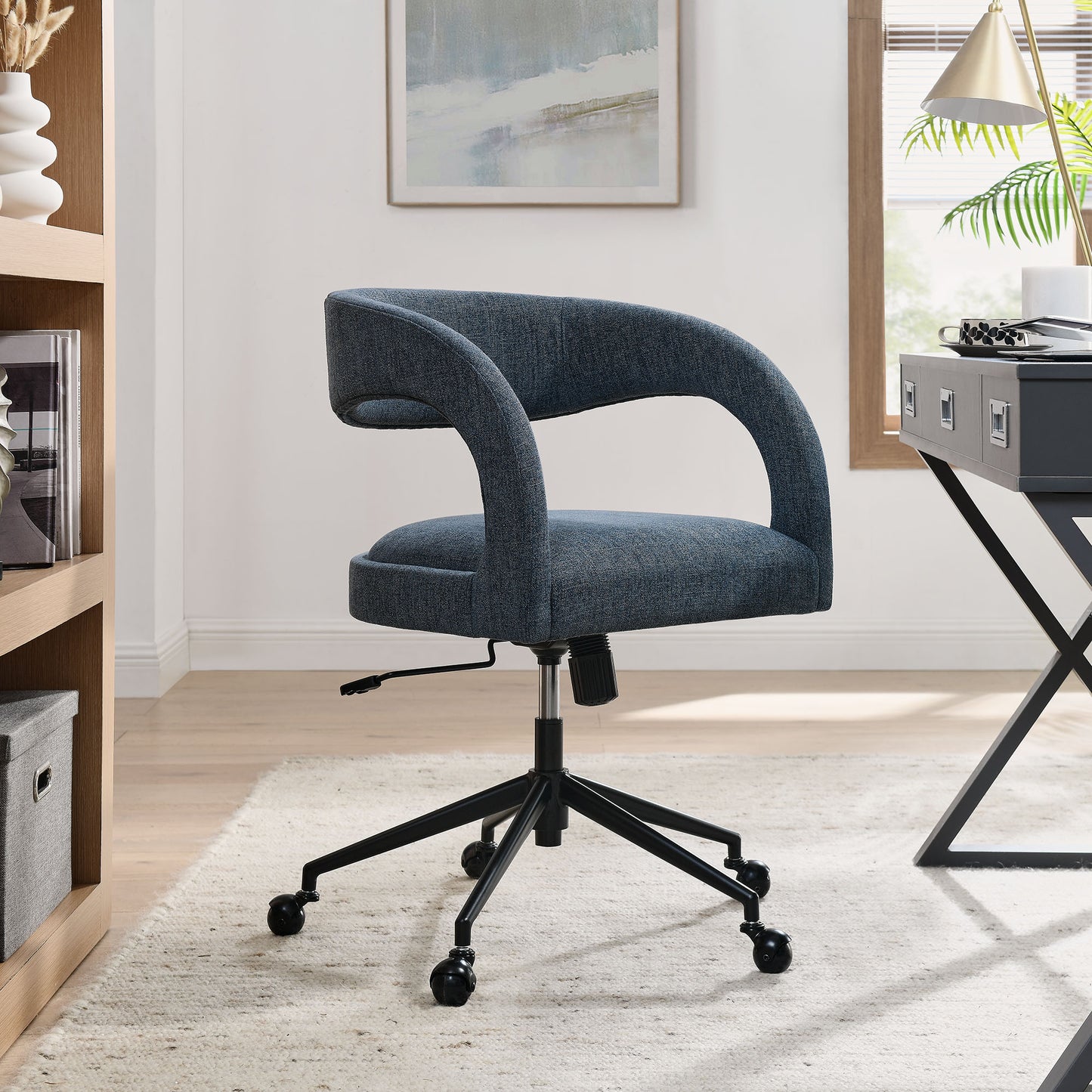 Pinnacle Upholstered Office Chair by Furniture for America