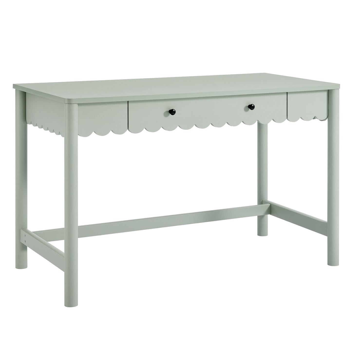 Emmeline 1-Drawer Scallop Writing Desk by Furniture for America