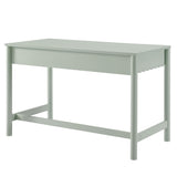 Solstice 1-Drawer Scallop Writing Desk in Sage