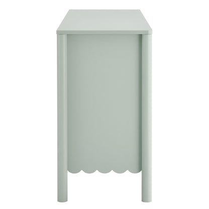 Emmeline Scalloped 6-Drawer Dresser by Furniture For America