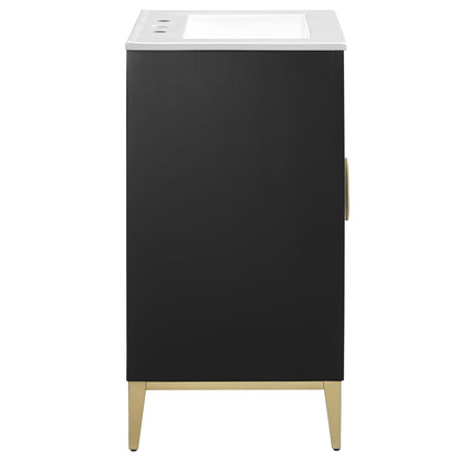 Beau 24" Wood Bathroom Vanity with Basin by Furniture For America