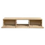 Fleur 64" Wall Mount TV Stand in Ash