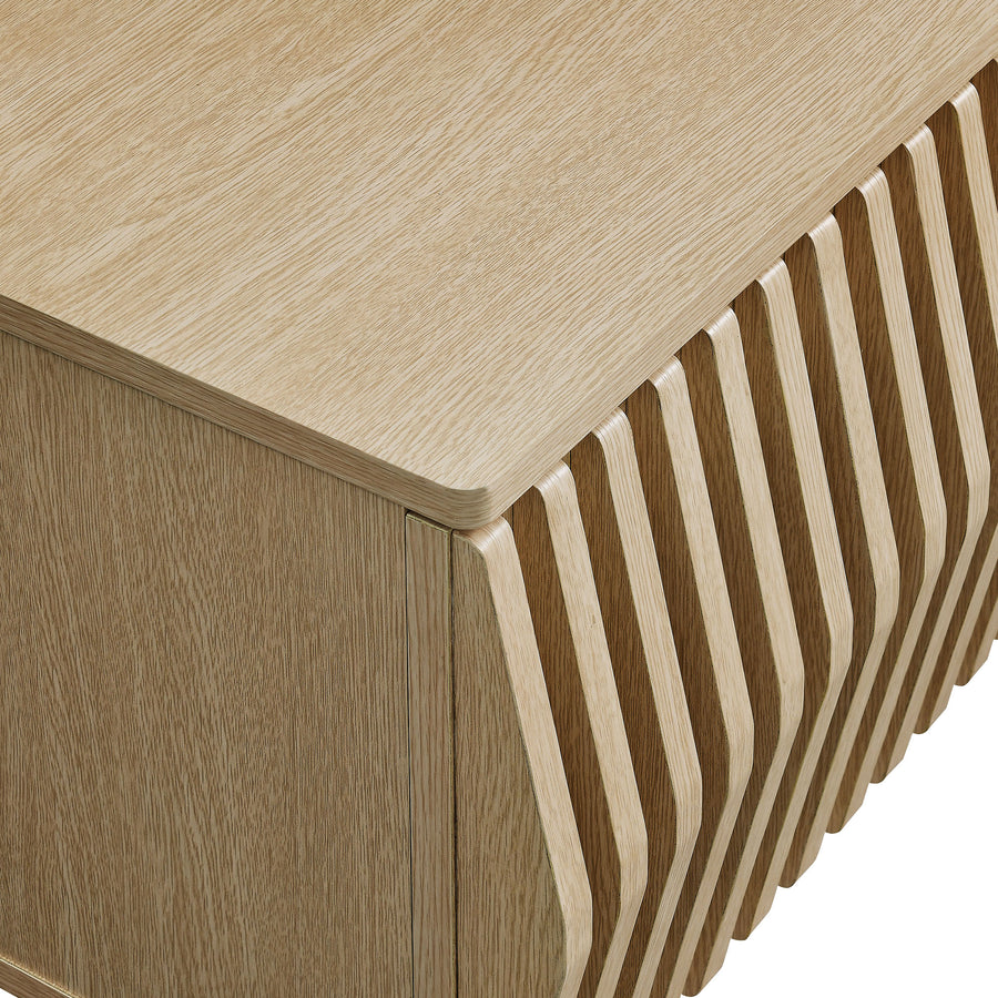 Fleur 64" Wall Mount TV Stand in Ash