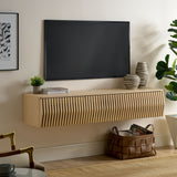 Fleur 64" Wall Mount TV Stand in Ash