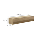 Fleur 64" Wall Mount TV Stand in Ash