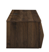 Fleur 64" Wall Mount TV Stand in Walnut