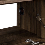 Fleur 64" Wall Mount TV Stand in Walnut