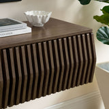 Fleur 64" Wall Mount TV Stand in Walnut