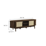 Hesper 61" TV Stand in Walnut