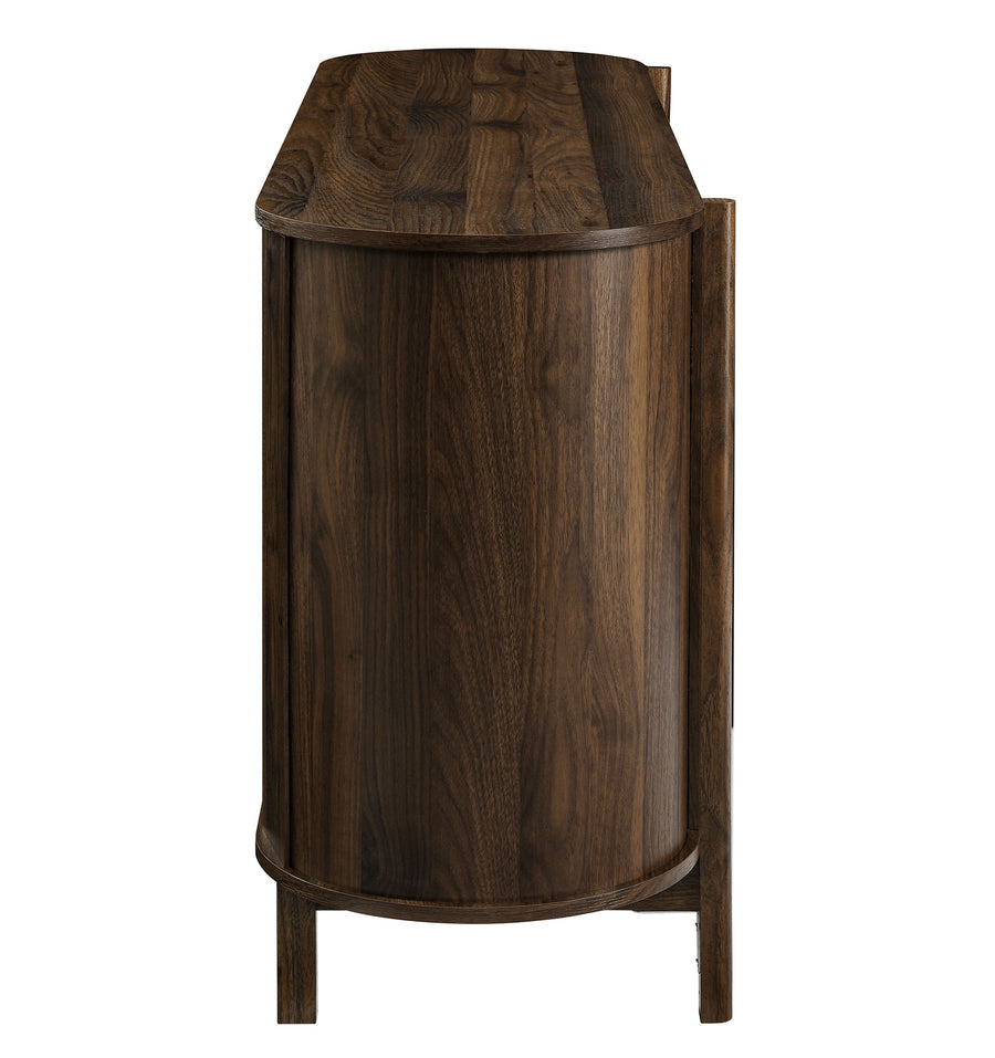 Hesper 63" Curved Sideboard in Walnut