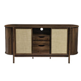 Hesper 63" Curved Sideboard in Walnut