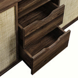 Hesper 63" Curved Sideboard in Walnut