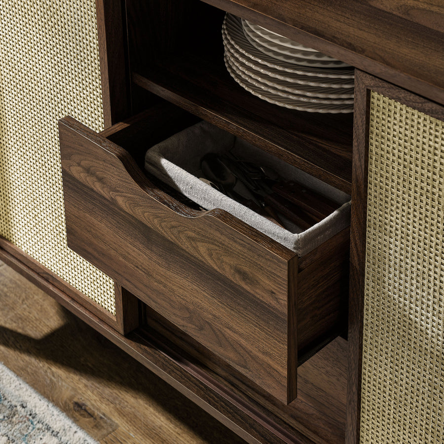 Hesper 63" Curved Sideboard in Walnut